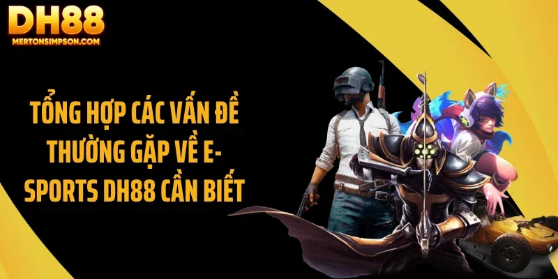Tổng hợp các vấn đề thường gặp về E- Sports DH88 cần biết